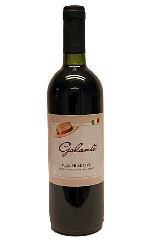 Galante Primitivo 2008. Galante Primitivo 2008.