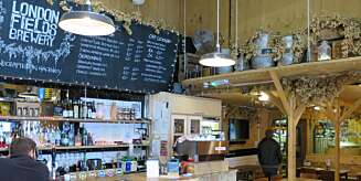 LONDON-PUB: London Fields Brewery har gode standardøl, men også en serie spennende, eksperimentelle øl. LONDON-PUB: London Fields Brewery har gode standardøl, men også en serie spennende, eksperimentelle øl.