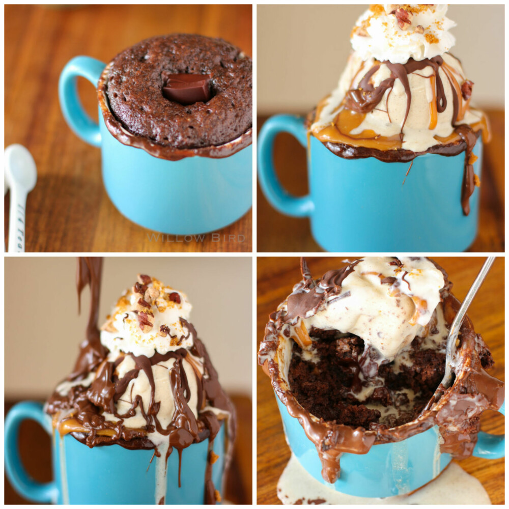 BROWNIEKAKE: En herlig klassiker med vaniljetopping BROWNIEKAKE: En herlig klassiker med vaniljetopping