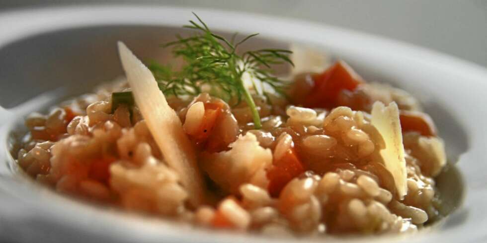RISOTTO: En risotto trenger ikke mange ingredienser. RISOTTO: En risotto trenger ikke mange ingredienser.