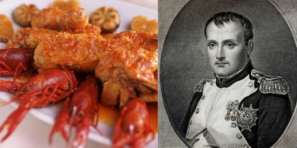 LIVRETT: Noen ingredienser ble rasket sammen etter seieren ved Marengo, resultatet ble Napoleons livrett. LIVRETT: Noen ingredienser ble rasket sammen etter seieren ved Marengo, resultatet ble Napoleons livrett.