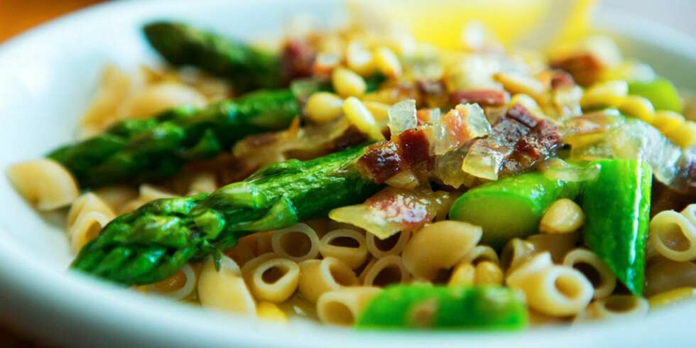 OPPSKRIFT PÅ PASTA MED BACON: Noen ganger er det enkleste det beste. OPPSKRIFT PÅ PASTA MED BACON: Noen ganger er det enkleste det beste.
