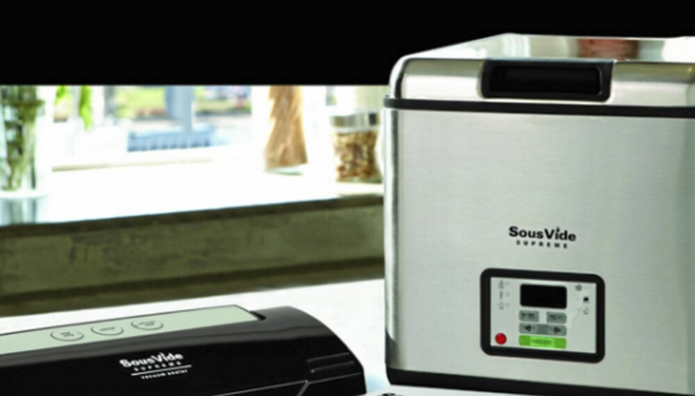 VAKUMGØY: En slikkelig vakuumkoker åpner opp en ny verden på kjøkkene. Her Sous Vide Supreme. VAKUMGØY: En slikkelig vakuumkoker åpner opp en ny verden på kjøkkene. Her Sous Vide Supreme.