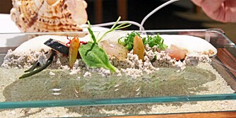 MAT MED LYD: Maten er ikke noe du kjenner igjen på The fat Duck. MAT MED LYD: Maten er ikke noe du kjenner igjen på The fat Duck.