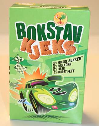 NUMMER 2: Bokstavkjeks (Sætre). NUMMER 2: Bokstavkjeks (Sætre).