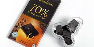 SUNNERE ENN MELKESJOKOLADE: Premium 70% kakao med appelsin. SUNNERE ENN MELKESJOKOLADE: Premium 70% kakao med appelsin.
