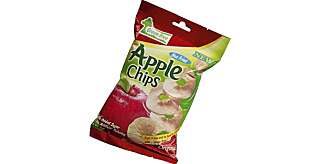 EPLESNACKS: Apple Chips fra Green Tree. EPLESNACKS: Apple Chips fra Green Tree.