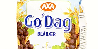 FROKOSTBLANDINGER: Axa Go`da Blåbær FROKOSTBLANDINGER: Axa Go`da Blåbær