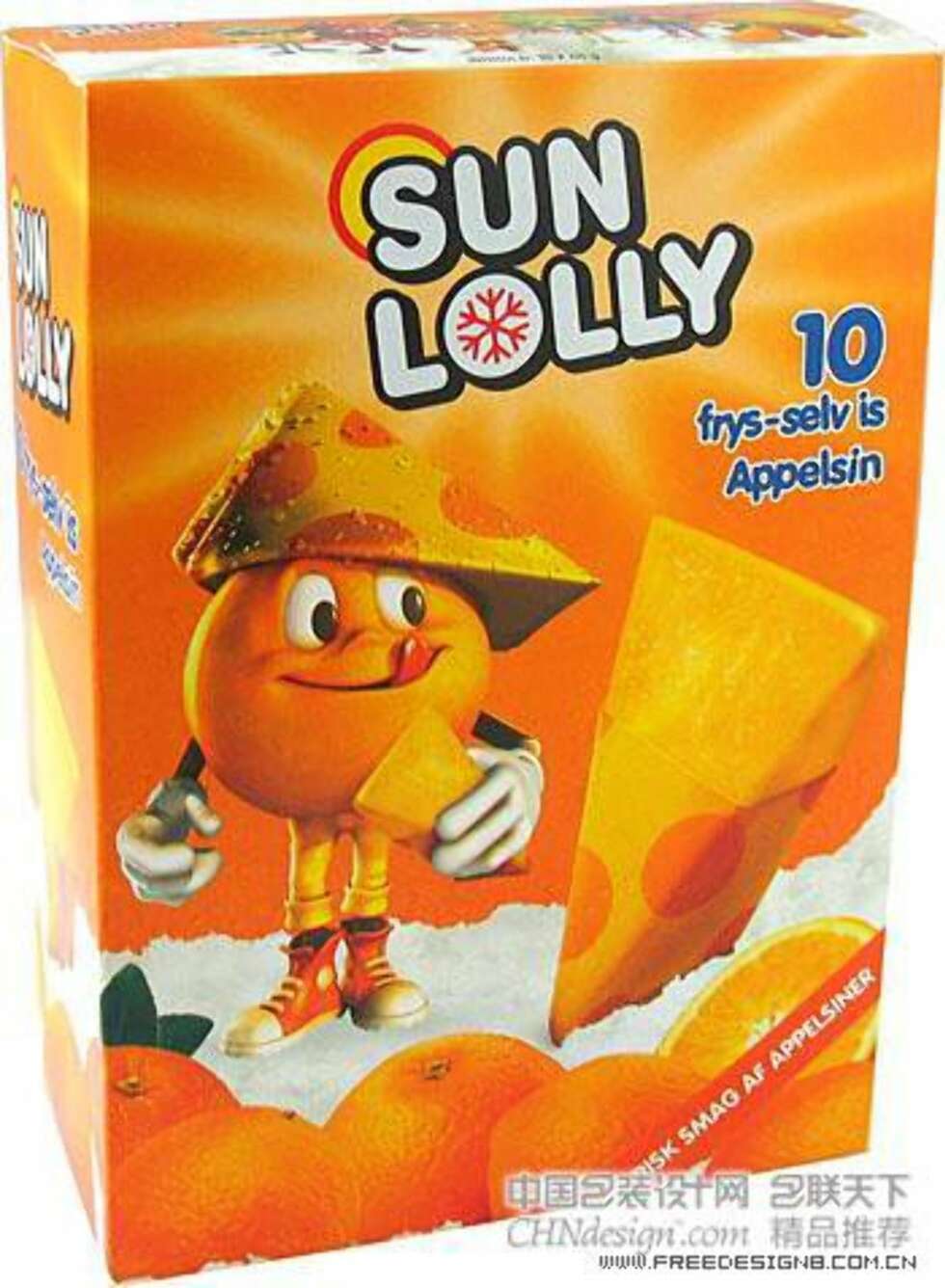 SUN LOLLY ORANGE: Denne isen ble testvinneren. SUN LOLLY ORANGE: Denne isen ble testvinneren.