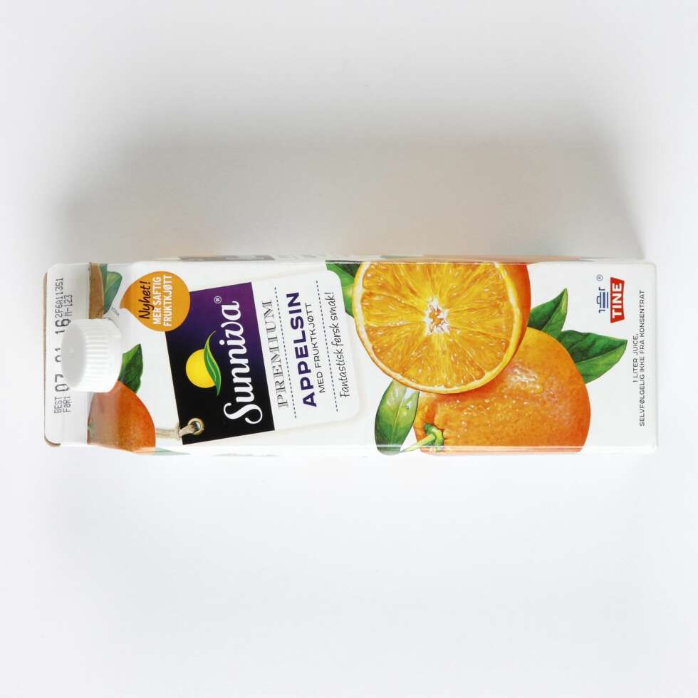 APPELSINJUICE: Denne er en god kilde til C-vitamin, som er bra for barna. APPELSINJUICE: Denne er en god kilde til C-vitamin, som er bra for barna.