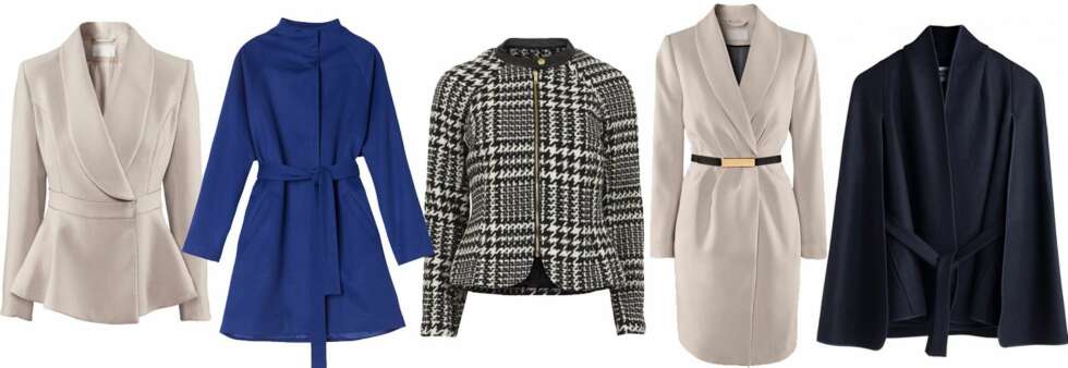 LADYLIKE: Fra venstre: H&M, 499,-, Monki, 700,-, Vila, 699,95, H&M, 599,-, Weekday, 700,-. LADYLIKE: Fra venstre: H&M, 499,-, Monki, 700,-, Vila, 699,95, H&M, 599,-, Weekday, 700,-.