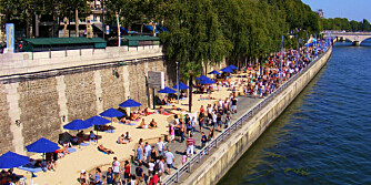 PARIS PLAGES: Sjekk Syden-stemningen - minus Harry-faktor - du finner langs bredden av Seinen om sommeren. PARIS PLAGES: Sjekk Syden-stemningen - minus Harry-faktor - du finner langs bredden av Seinen om sommeren.