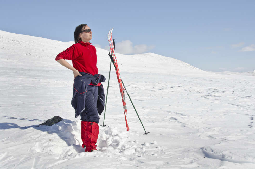 BRUK SOLKREM: Det er viktig å smøre seg med solkrem på fjellet. Også når det ikke er sol. BRUK SOLKREM: Det er viktig å smøre seg med solkrem på fjellet. Også når det ikke er sol.