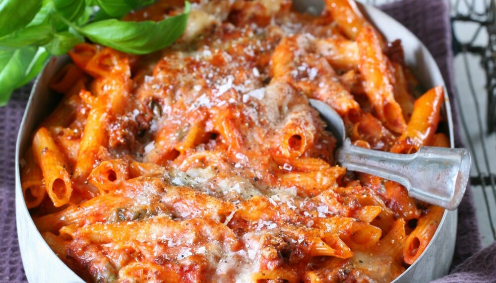 PASTA I FORM: Dropp lasagnen og lag denne i stedet. PASTA I FORM: Dropp lasagnen og lag denne i stedet.