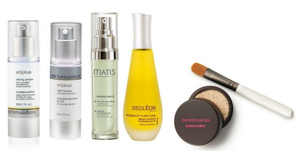 BEHANDLING: Du finner mange anti-akneprodukter på markedet, både de som ikke er reseptbelagte og de som må skrives ut av lege. Eksempler på hjemmebehandling: md Formulations Vit-A-Plus Clearing Complex, 719 kr, Md Formulations Vit-A-Plus Night Recovery, 798 kr, Matis Réponse Pureté Intense Purity Serum, 639 kr, Decleor Aromessence Ylang Ylang, 599 kr, bareMinerals Blemish Remedy, 259 kr. BEHANDLING: Du finner mange anti-akneprodukter på markedet, både de som ikke er reseptbelagte og de som må skrives ut av lege. Eksempler på hjemmebehandling: md Formulations Vit-A-Plus Clearing Complex, 719 kr, Md Formulations Vit-A-Plus Night Recovery, 798 kr, Matis Réponse Pureté Intense Purity Serum, 639 kr, Decleor Aromessence Ylang Ylang, 599 kr, bareMinerals Blemish Remedy, 259 kr.