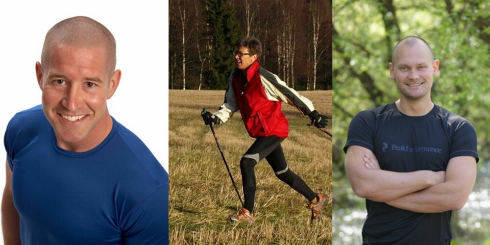 EKSPERTENE: Emneansvarlig og fagadministrerende førstekonsulent ved Fitness på Norges idrettshøgskole, Torbjørn Jacobsen, løpedronning Ingrid Kristiansen og personlig trener ved Elixia, Erlend Vada. EKSPERTENE: Emneansvarlig og fagadministrerende førstekonsulent ved Fitness på Norges idrettshøgskole, Torbjørn Jacobsen, løpedronning Ingrid Kristiansen og personlig trener ved Elixia, Erlend Vada.