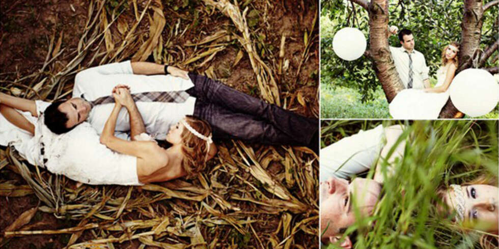 UT I NATUREN: ;Mange velger å ta Trash the dress bilder ute i naturen. Kontrasten mellom den sarte hvite kjolen og rå natur gir ofte de kuleste bildene. UT I NATUREN: ;Mange velger å ta Trash the dress bilder ute i naturen. Kontrasten mellom den sarte hvite kjolen og rå natur gir ofte de kuleste bildene.