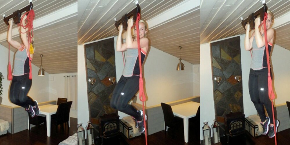JEVNLIG TRENING :- De siste ukene har jeg meldt meg inn i treningstudio og det er nå jeg har oppdaget at jeg har muskler, forteller Helene. JEVNLIG TRENING :- De siste ukene har jeg meldt meg inn i treningstudio og det er nå jeg har oppdaget at jeg har muskler, forteller Helene.