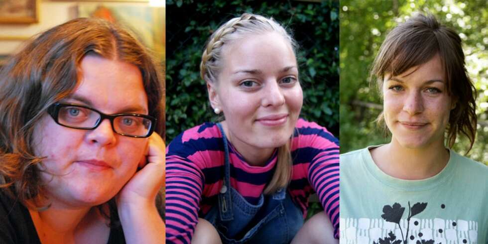 FORKJEMPERE: Fra venstre: Ane Kristine Aadland ved Kvinnegruppa Ottar, Bergensgruppen, Iris Aunvik, sentralstyremedlem i Unge Høyre, Anna Tresse , 1. nestleder ved Sosialistisk Ungdom. FORKJEMPERE: Fra venstre: Ane Kristine Aadland ved Kvinnegruppa Ottar, Bergensgruppen, Iris Aunvik, sentralstyremedlem i Unge Høyre, Anna Tresse , 1. nestleder ved Sosialistisk Ungdom.