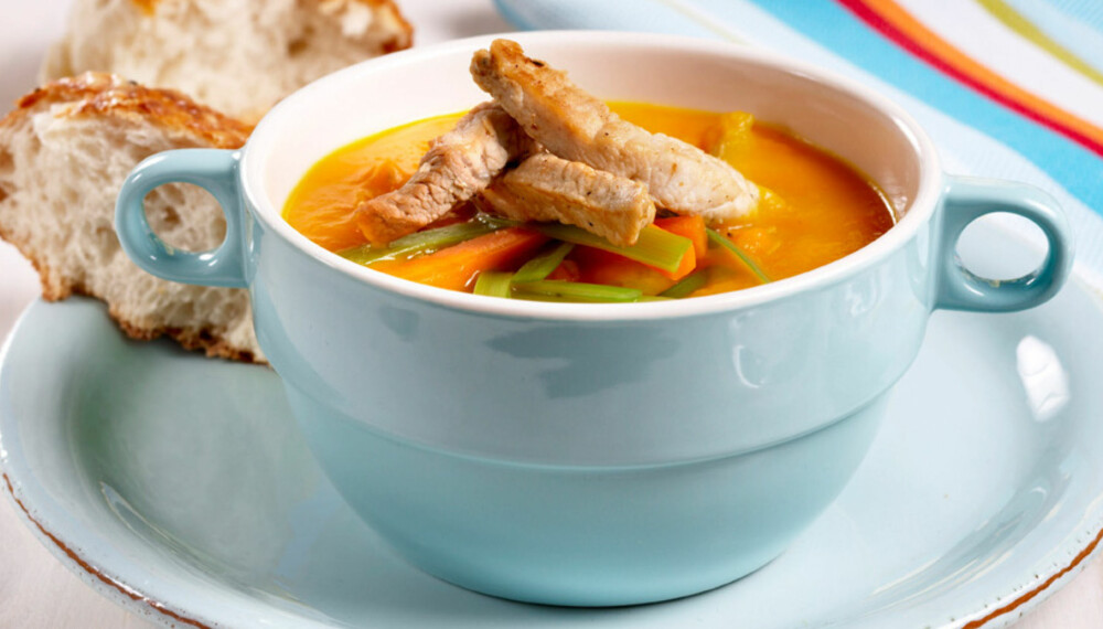 Dagens rett: Gulrotsuppe Dagens rett: Gulrotsuppe