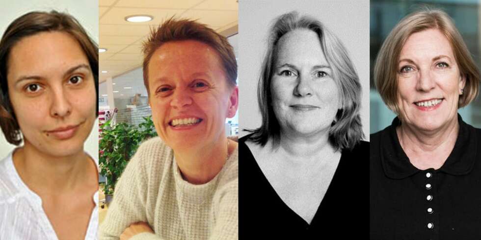UTTALER SEG: F.v: Olga Djordjilovic, forskningsrådgiver ved Institutt for lingvistiske og nordiske studier ved Universitetet i Oslo, Hilde Myklebust, leder for arbeidsgiverservice i Hovedorganisasjonen Virke, Nina Sverdrup Svendsen, utredningssjef Akademikerne, Ann Torill Benonisen, spesialrådgiver ved Næringslivets Hovedorganisasjon. UTTALER SEG: F.v: Olga Djordjilovic, forskningsrådgiver ved Institutt for lingvistiske og nordiske studier ved Universitetet i Oslo, Hilde Myklebust, leder for arbeidsgiverservice i Hovedorganisasjonen Virke, Nina Sverdrup Svendsen, utredningssjef Akademikerne, Ann Torill Benonisen, spesialrådgiver ved Næringslivets Hovedorganisasjon.