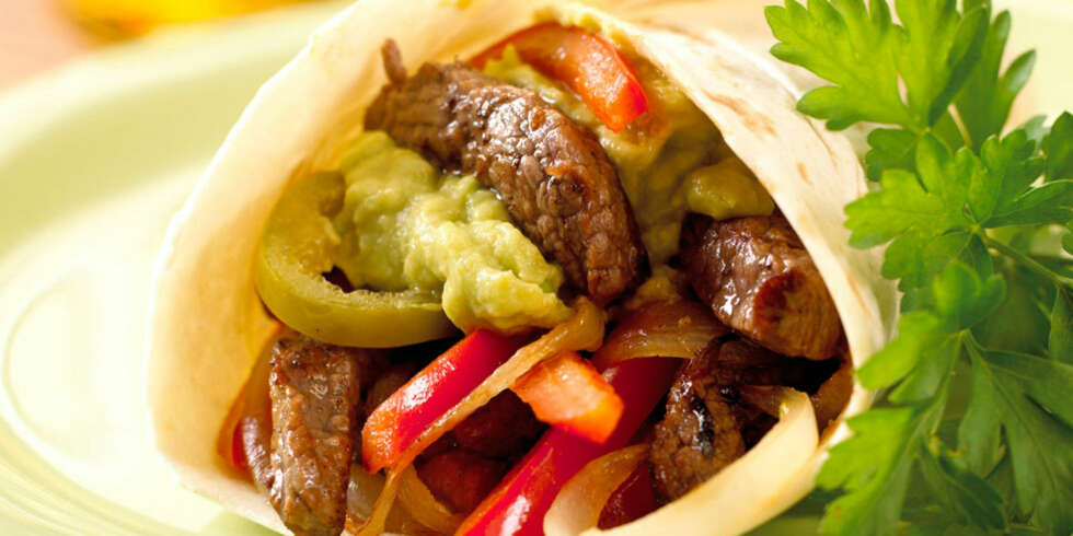 Dagens rett: Fajitas med biffstrimler Dagens rett: Fajitas med biffstrimler