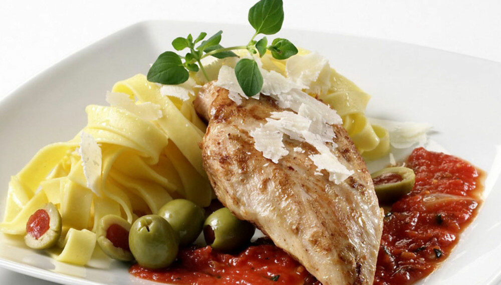Dagens rett: Middelhavskylling med pasta Dagens rett: Middelhavskylling med pasta
