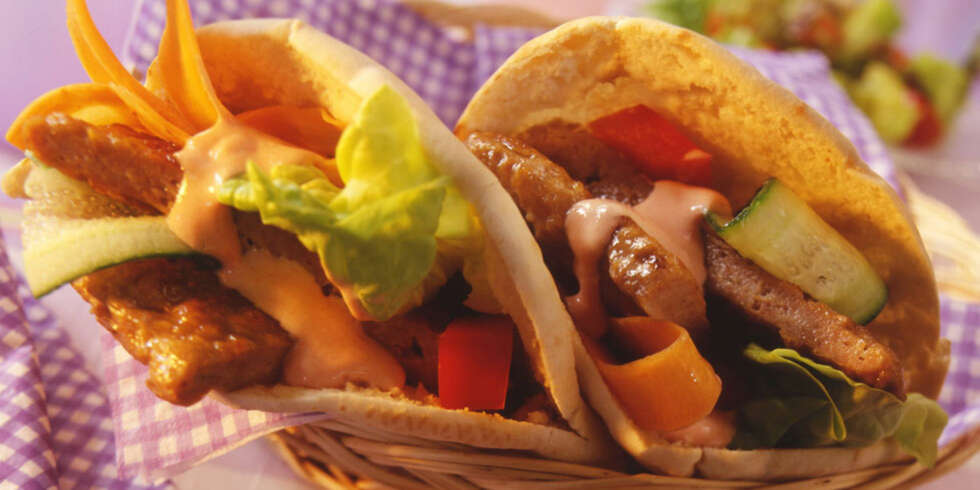 Dagens rett: Kalkunburger i pita Dagens rett: Kalkunburger i pita