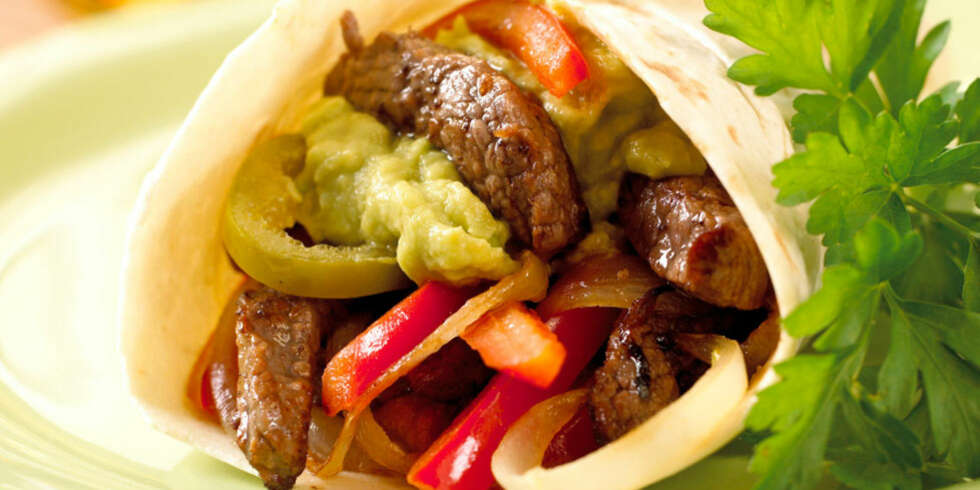Dagens rett: Fajitas med biffstrimler Dagens rett: Fajitas med biffstrimler