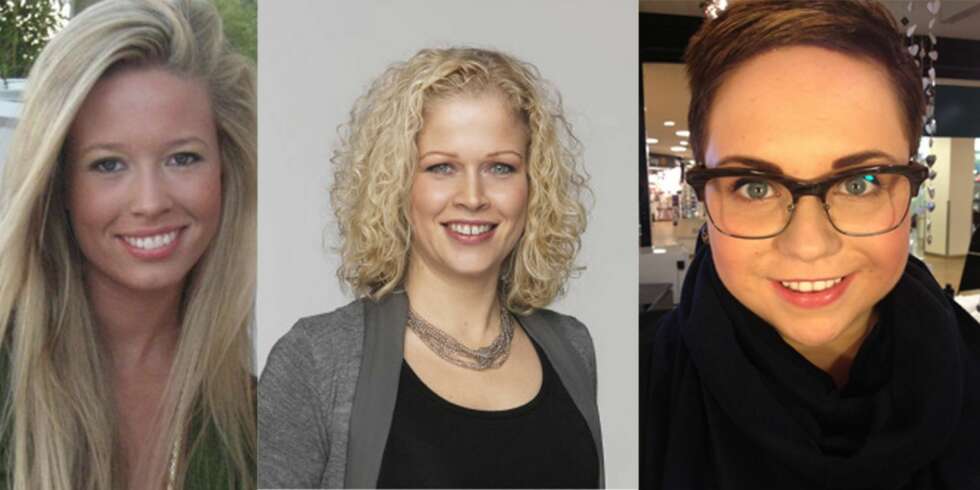 HUDEKSPERTENE: Fra venstre Kristine Nordby Grip, Ann Kristin Stokke og Julie Christoffersen. HUDEKSPERTENE: Fra venstre Kristine Nordby Grip, Ann Kristin Stokke og Julie Christoffersen.