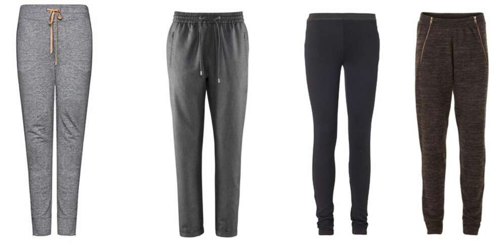 BUKSER: Fra venstre: Mango, 299,-, H&M, 499,-, Samsøe og Samsøe, 800,-, Selected Femme, 349,95 BUKSER: Fra venstre: Mango, 299,-, H&M, 499,-, Samsøe og Samsøe, 800,-, Selected Femme, 349,95