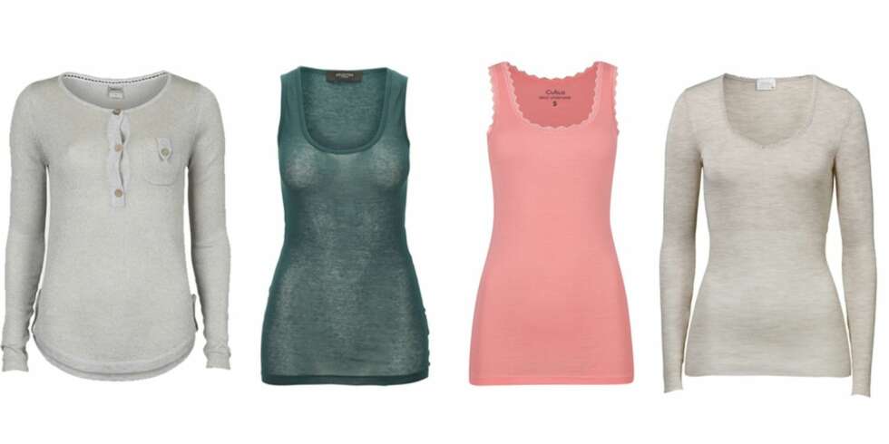 TRØYER: Fra venstre: Object, 399,95, Selected Femme, 109,95, Cubus, 199,-, Pierre Robert, 299,- TRØYER: Fra venstre: Object, 399,95, Selected Femme, 109,95, Cubus, 199,-, Pierre Robert, 299,-