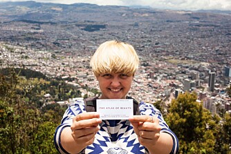 SELVPORTRETT: Mihaela Noroc i Bogota, Colombia. SELVPORTRETT: Mihaela Noroc i Bogota, Colombia.