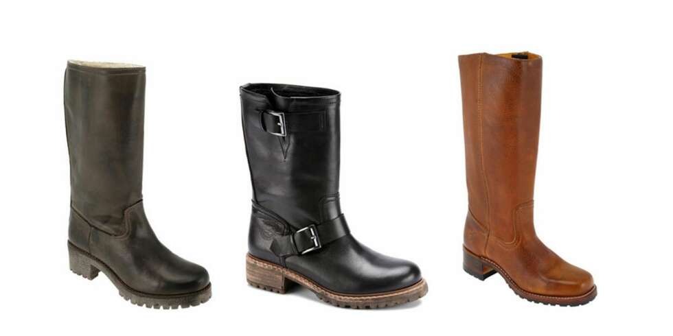GROVE BOOTS: Fra venstre: Bronx Platoon, 1398 kr, Eurosko, 1299 kr, Frye Campus, 2498 kr. GROVE BOOTS: Fra venstre: Bronx Platoon, 1398 kr, Eurosko, 1299 kr, Frye Campus, 2498 kr.