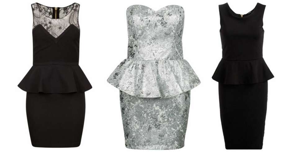 PEPLUM: Trenden med ""skjørtet"" på hoftene fortsetter denne sesongen. Fra venstre: Bik Bok, 399 kr, Bik Bok, 399 kr, Lindex, 299 kr. PEPLUM: Trenden med ""skjørtet"" på hoftene fortsetter denne sesongen. Fra venstre: Bik Bok, 399 kr, Bik Bok, 399 kr, Lindex, 299 kr.