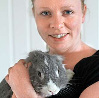 EN LYKKELIG SLUTT: Lucky trives hos matmor Line Beydoun. EN LYKKELIG SLUTT: Lucky trives hos matmor Line Beydoun.