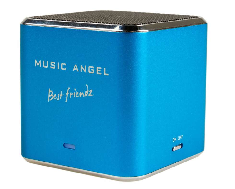 KOMPAKT: Music Angel Best friendz er liten og kompakt og får lett plass i en jakkelomme. KOMPAKT: Music Angel Best friendz er liten og kompakt og får lett plass i en jakkelomme.