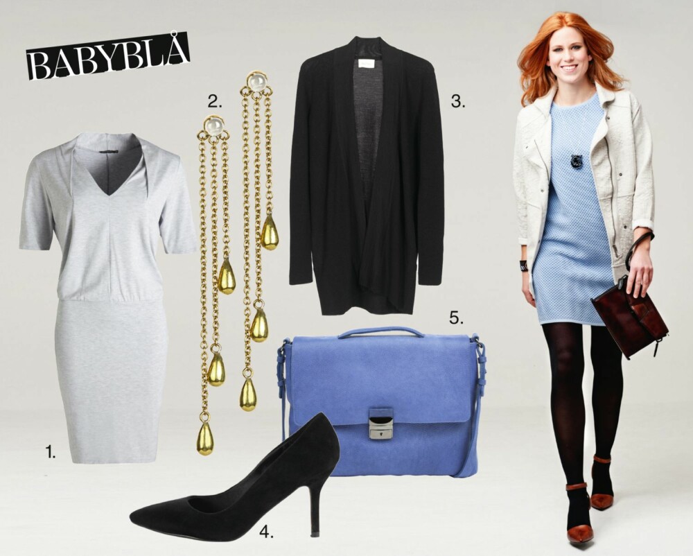 FØRSTE LOOK: Guro har på seg: Kjole fra Cos, kr 790,- Sko fra Alexander Wang, kr 3599,- Veske fra Alexander Wang, kr 3699,- Smykke fra Cooee, kr 349,- Armbånd fra Cooee, kr 449,- Jakke fra Lindex, kr 499,- PRODUKTFORSLAG TIL VENSTRE: 1. Kjole fra Stylein, kr 1399,- 2. Øredobber fra A/Bareness, kr 500,- 3. Jakke fra American Vintage, kr 1777,- 4. Sko fra Ellos, kr 299,- 5. Veske fra Cala&Jade, kr 3999,- FØRSTE LOOK: Guro har på seg: Kjole fra Cos, kr 790,- Sko fra Alexander Wang, kr 3599,- Veske fra Alexander Wang, kr 3699,- Smykke fra Cooee, kr 349,- Armbånd fra Cooee, kr 449,- Jakke fra Lindex, kr 499,- PRODUKTFORSLAG TIL VENSTRE: 1. Kjole fra Stylein, kr 1399,- 2. Øredobber fra A/Bareness, kr 500,- 3. Jakke fra American Vintage, kr 1777,- 4. Sko fra Ellos, kr 299,- 5. Veske fra Cala&Jade, kr 3999,-