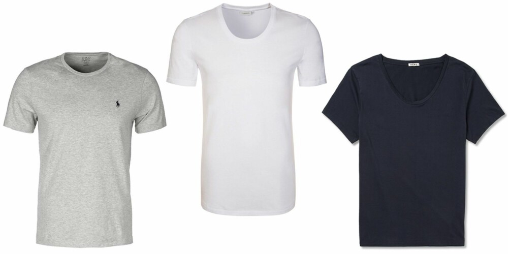 T-SKJORTER: Polo Ralph Lauren Custom Fit Jersey T-shirts, kr 429. J Lindeberg Axtell T Shirt hvit, kr 379. Acne Studious Limit Cotton T-shirt, kr 595. T-SKJORTER: Polo Ralph Lauren Custom Fit Jersey T-shirts, kr 429. J Lindeberg Axtell T Shirt hvit, kr 379. Acne Studious Limit Cotton T-shirt, kr 595.