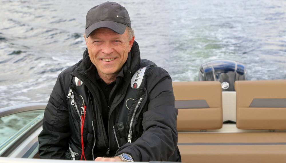 FORNØYD: Espen Thorup synes han har fått dreis på sin nye modell Flipper 600 DC. FORNØYD: Espen Thorup synes han har fått dreis på sin nye modell Flipper 600 DC.
