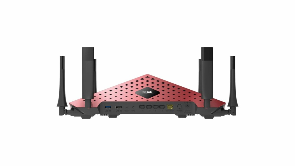 PORTER: D-Link DIR-890L har fire nettverksporter og to USB-porter. En av USB-portene støtter USB 3.0 mens den andre bare støtter USB 2.0. Her kan du koble til en skriver eller eksterne harddisker som så deles ut på nettverket. PORTER: D-Link DIR-890L har fire nettverksporter og to USB-porter. En av USB-portene støtter USB 3.0 mens den andre bare støtter USB 2.0. Her kan du koble til en skriver eller eksterne harddisker som så deles ut på nettverket.