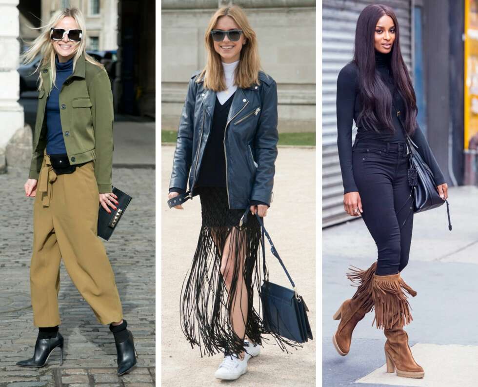 INSPIRASJON: Pologenseren kan styles på utallige måter. Her ser du hvordan Celine Aagaard, Pernille Teisbæk og Ciara har gjort det. INSPIRASJON: Pologenseren kan styles på utallige måter. Her ser du hvordan Celine Aagaard, Pernille Teisbæk og Ciara har gjort det.