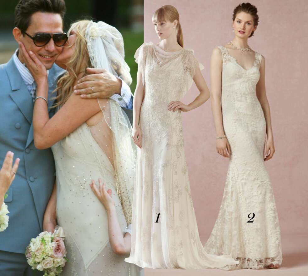 1. Jenny Packham, Rita. 2. Bhldn.no, Rita, kr 12 264. 1. Jenny Packham, Rita. 2. Bhldn.no, Rita, kr 12 264.