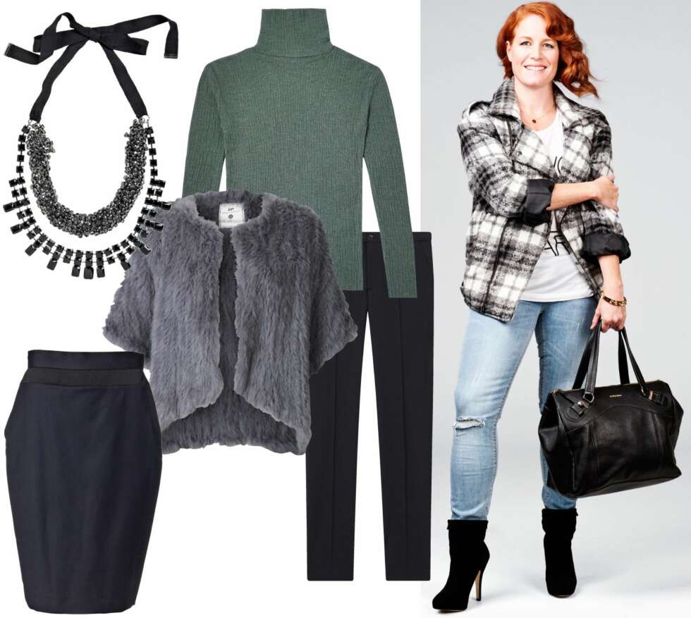ANDRE LOOK: Eirin har på seg: Sko fra Ganni, kr 1780. Smykke fra Lindex, kr 299. Veske fra See by Chloé, kr 3600. Armbånd fra Ettika, kr 425. Smykke fra Ettika, kr 325. Jakke fra Lindex, kr 399. T-skjorte fra Bik Bok, kr 179. Produktforslag til venstre: Smykke fra Malene Birger, kr 1799. Skjørt fra Malene Birger, kr 1499. Genser fra Cos, kr 550. Jakke fra Day, kr 4400. Bukse fra Filippa K, kr 1130. ANDRE LOOK: Eirin har på seg: Sko fra Ganni, kr 1780. Smykke fra Lindex, kr 299. Veske fra See by Chloé, kr 3600. Armbånd fra Ettika, kr 425. Smykke fra Ettika, kr 325. Jakke fra Lindex, kr 399. T-skjorte fra Bik Bok, kr 179. Produktforslag til venstre: Smykke fra Malene Birger, kr 1799. Skjørt fra Malene Birger, kr 1499. Genser fra Cos, kr 550. Jakke fra Day, kr 4400. Bukse fra Filippa K, kr 1130.