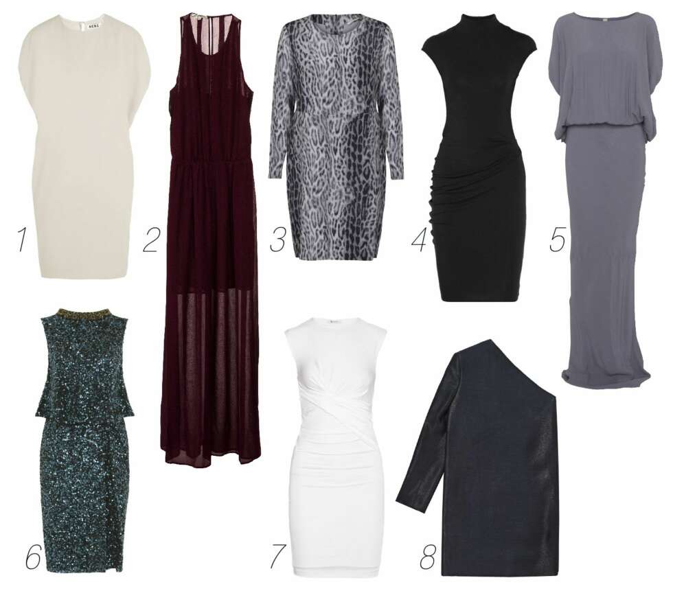 UNDER 2000: 1. Acne, kr 1895. 2. Dagmar, kr 1995. 3. Costummade, kr 1699. 4. Helmut Lang, kr 1999. 5. Ruztou, kr 1899. 6. Monsoon, kr 1668. 7. T by Alexander Wang, kr 1699. 8. Cos, kr 1250. UNDER 2000: 1. Acne, kr 1895. 2. Dagmar, kr 1995. 3. Costummade, kr 1699. 4. Helmut Lang, kr 1999. 5. Ruztou, kr 1899. 6. Monsoon, kr 1668. 7. T by Alexander Wang, kr 1699. 8. Cos, kr 1250.