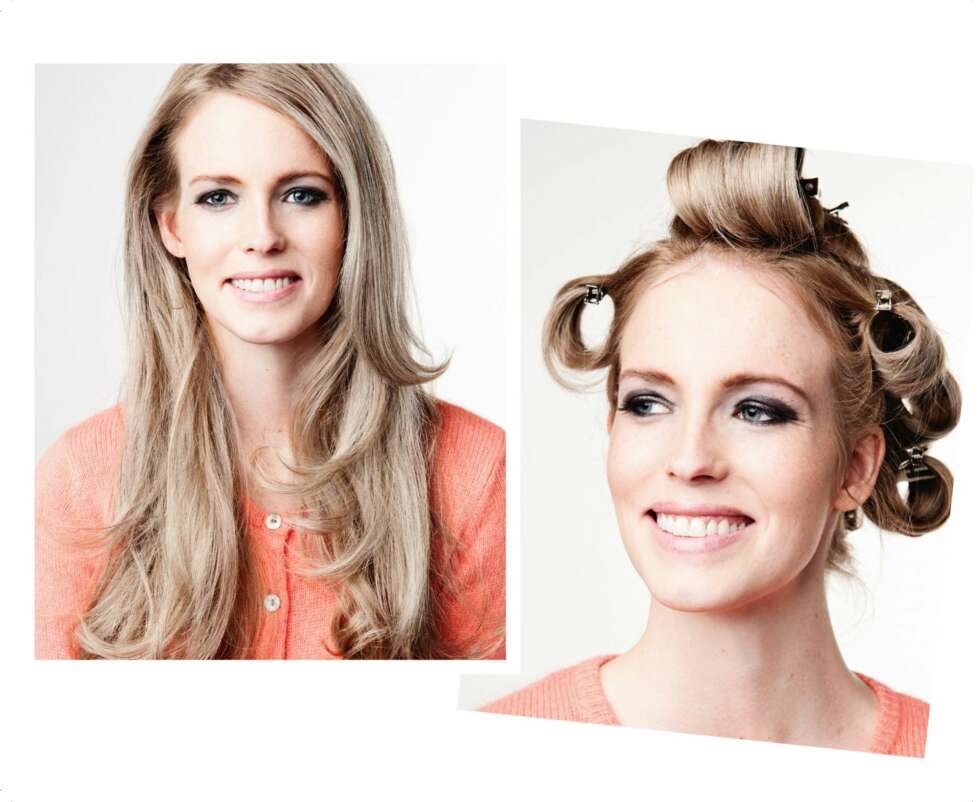 HÅR OG SMINKE: Til venstre: Makeupartist Tore Petterson forteller at fordi Inga var ute etter å sprenge grenser, dro på litt ekstra med en rød/sort smokey eyes. Han ville videre beholde huden så naturlig som mulig, for å ikke dekke til fregnene og beholde hennes naturlige glød, og valgte derfor en lett farget dagkrem som tilpasset seg hudens toner. Leppene er friske og rosa, med mye glans, for å balansere de dramatiske øynene. Til høyre: Hårstylist Adam Sjølberg valgte å klippe en god del av lengden da Ingas hår var langt og slitt. HÅR OG SMINKE: Til venstre: Makeupartist Tore Petterson forteller at fordi Inga var ute etter å sprenge grenser, dro på litt ekstra med en rød/sort smokey eyes. Han ville videre beholde huden så naturlig som mulig, for å ikke dekke til fregnene og beholde hennes naturlige glød, og valgte derfor en lett farget dagkrem som tilpasset seg hudens toner. Leppene er friske og rosa, med mye glans, for å balansere de dramatiske øynene. Til høyre: Hårstylist Adam Sjølberg valgte å klippe en god del av lengden da Ingas hår var langt og slitt.