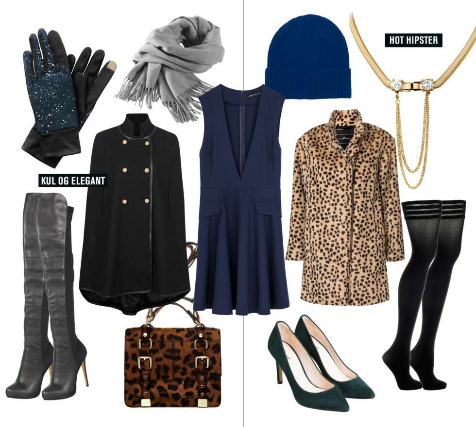 KORT KJOLE: En iskald partyfavoritt! Her får du to måter å style den for lange vinternetter. Kjole midten fra Zara, kr 599. KORT KJOLE: En iskald partyfavoritt! Her får du to måter å style den for lange vinternetter. Kjole midten fra Zara, kr 599.