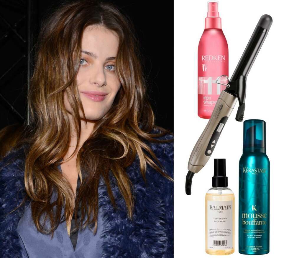 BØLGER: Det ser tilfeldig og kult ut, men det er noen triks du bør kunne for å mestre denne looken! Produkter til høyre: Redken Iron Shape Finishing Thermal Spray, kr 296. Björn Axén Tools Curler, kr 499. Kérastase Mousse Bouffante, kr 275. Balmain Texturizing Salt Spray, kr 279. BØLGER: Det ser tilfeldig og kult ut, men det er noen triks du bør kunne for å mestre denne looken! Produkter til høyre: Redken Iron Shape Finishing Thermal Spray, kr 296. Björn Axén Tools Curler, kr 499. Kérastase Mousse Bouffante, kr 275. Balmain Texturizing Salt Spray, kr 279.