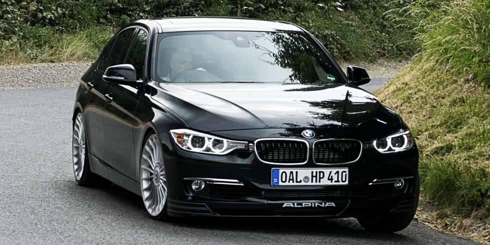 MER TURBO: B3 Bi-Turbo er en sportssedan av solid kaliber. FOTO: Alpina MER TURBO: B3 Bi-Turbo er en sportssedan av solid kaliber. FOTO: Alpina