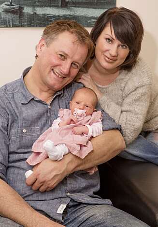 Frithjof Wilborn og kona Tina Wilborn med datteren Sophia Frithjof Wilborn og kona Tina Wilborn med datteren Sophia
